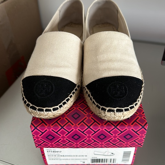 Tory Burch Dulce de Leche Canvas Espadrille - Picture 7 of 9